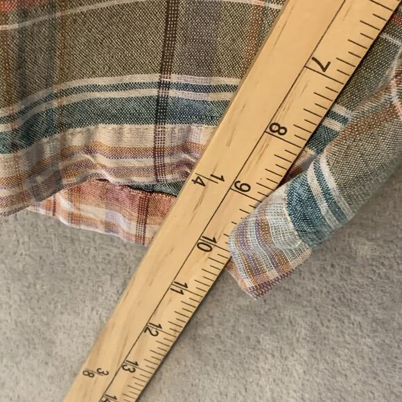 Tommy Bahama Golf Shorts Mens Size 32 Pastel Plaid Stretch Linen Blend Beach - Picture 6 of 11